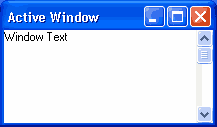 Рис. 1. Окно из Windows XP