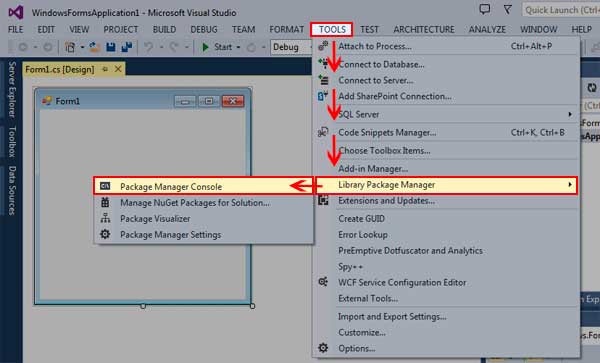 Package Manager Console